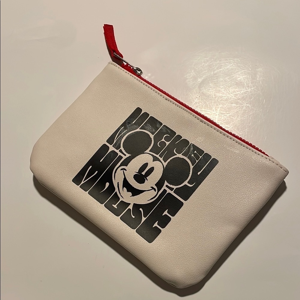 Mickey Mouse White Pouch